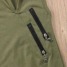 Load image into Gallery viewer, Hooded Zipper Romper
