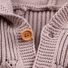 Load image into Gallery viewer, Knitted Sweater Hoodie Romper (2 Colors)
