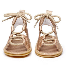 Load image into Gallery viewer, Lace Up Peep Toe Sandals (Multiple Colors)
