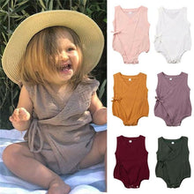 Load image into Gallery viewer, Vintage Lace Up Romper
