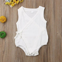 Load image into Gallery viewer, Vintage Lace Up Romper
