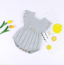 Load image into Gallery viewer, Knitted Pearl Romper
