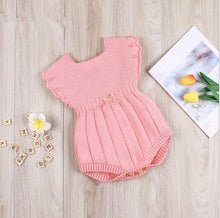 Load image into Gallery viewer, Knitted Pearl Romper
