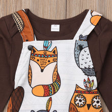 Load image into Gallery viewer, Animal Overall Romper Outfit
