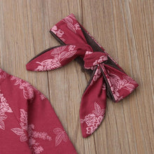 Load image into Gallery viewer, Floral Bird Onesie with Headband
