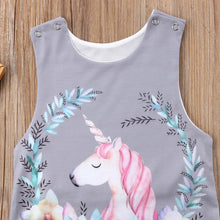 Load image into Gallery viewer, Floral Unicorn Onesie
