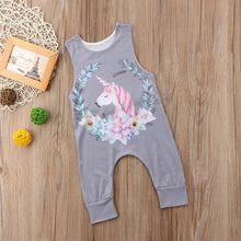 Load image into Gallery viewer, Floral Unicorn Onesie
