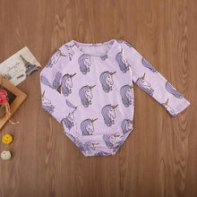 Load image into Gallery viewer, Unicorn  Onesie (2 Patterns)
