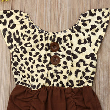 Load image into Gallery viewer, Lizzie Leopard Print Romper
