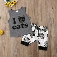 Load image into Gallery viewer, I Love Cats Outfit
