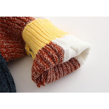 Load image into Gallery viewer, Knitted Patchwork Romper
